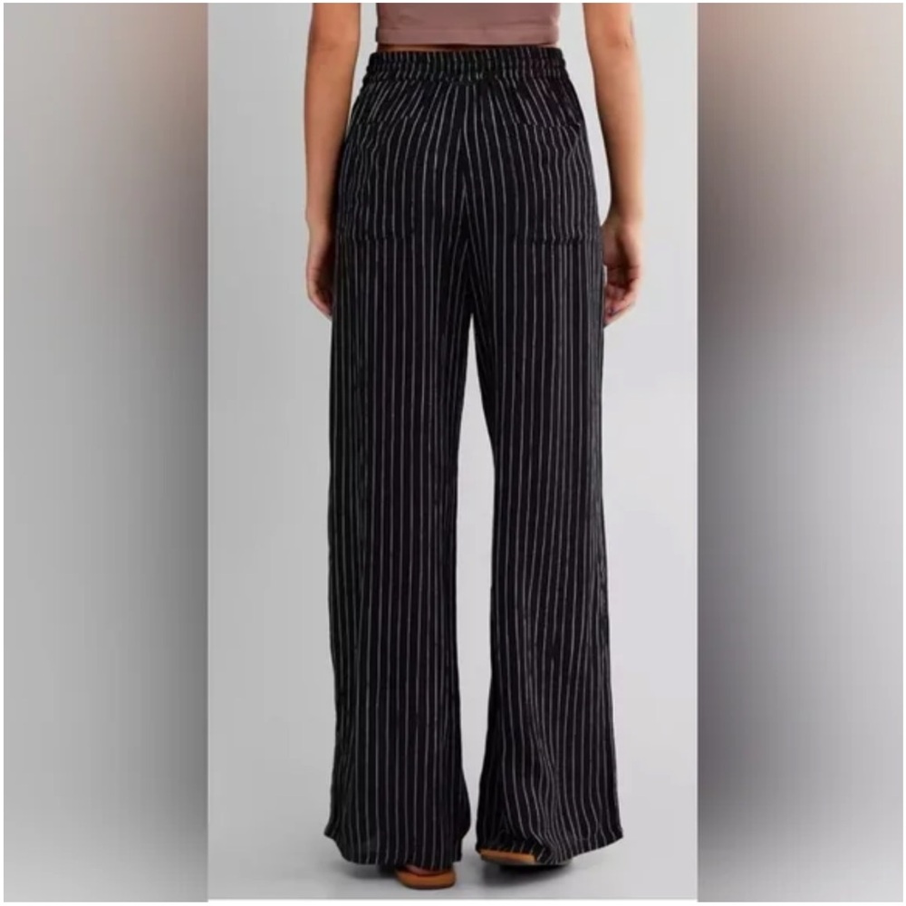 Billabong Wandering Heart Wide Leg Striped Pants Women's Size S - Picture 2 of 7